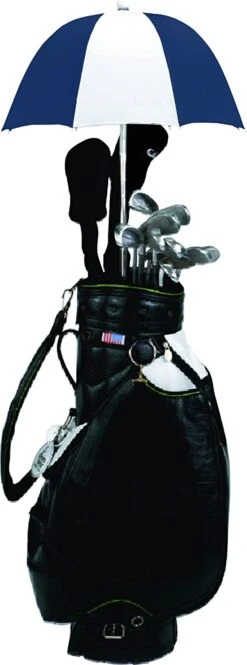 Rain Caddy Golf Bag Umbrella -Golf Sports Store NavyWhite0