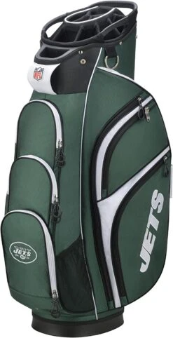 WIlson NFL Licensed Xtra Golf Cart Bags (Previous Model) -Golf Sports Store NewYorkJetsCartBag