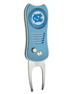 Team Golf Retractable Switchblade Switchfix Divot Tool Ball Marker - NCAA -Golf Sports Store NorthCarolina TarHeels Switchfix 44448 138