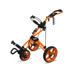 Clicgear Golf 3-Wheel Rovic Junior Push Cart Model RV3J -Golf Sports Store Orange