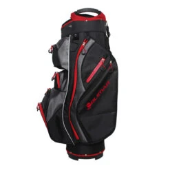 Orlimar Golf CRX Cart Bag With Removable Cooler -Golf Sports Store Orlimar CRX Cooler Bag Black Red 2