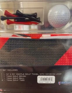 WinCraft NFL Waffle Golf Gift Set -Golf Sports Store PackagingHERO1