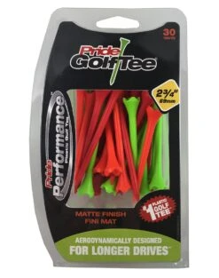 Pride Performance Matte Finish Golf Tees -Golf Sports Store Pride Performance Matte 234 Mix 30ct 87993