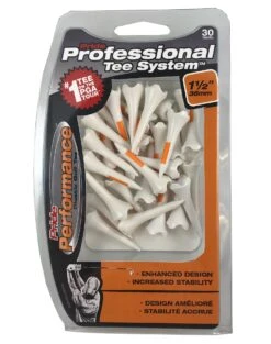 Pride Performance Plastic PTS Golf Tees -Golf Sports Store Pride Performance PTS 112 White 30ct 87887
