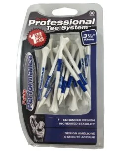 Pride Performance Plastic PTS Golf Tees -Golf Sports Store Pride Performance PTS 314 White 30ct 87889