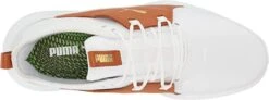 Puma Ignite Fasten8 Crafted Laced Golf Shoes -Golf Sports Store PumaFasten8Crafted WhiteLeatherBrown4