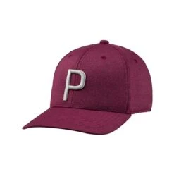 Puma P 110 Snapback Golf Hat -Golf Sports Store PumaP110 Pomegranate