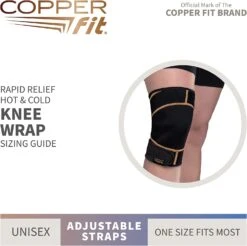 Copper Fit Rapid Relief Knee Wrap -Golf Sports Store RapidReliefKnee 3