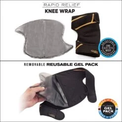 Copper Fit Rapid Relief Knee Wrap -Golf Sports Store RapidReliefKnee 4