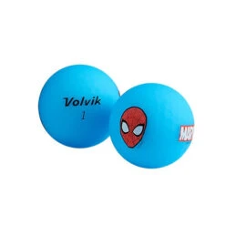 Volvik Marvel Character Golf Ball 4 Pack -Golf Sports Store Spider Man Ball