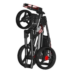 Spin It Golf Easy Drive 3-Wheel Push Cart 7 Spin It Golf Easy Drive 3-Wheel Push Cart -Golf Sports Store SpinitEasyFold Folded