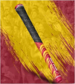 Golf Pride MCC Teams Golf Grips - Standard 25 Golf Pride MCC Teams Golf Grips - Standard -Golf Sports Store Standard DarkRedYellow