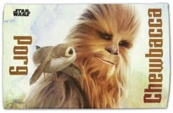 Star Wars Fan Towels 16" X 25" -Golf Sports Store Star Wars Chewbacca and Porg Towel