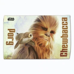 Star Wars Fan Towels 16" X 25" -Golf Sports Store Star Wars Fan towel 16x25 Chewbacca Porg
