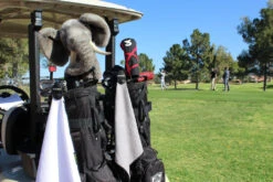 Monument Golf Stick It Magnetic Towels -Golf Sports Store Stick It Towel On Course