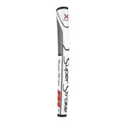 SuperStroke Traxion 1.0PT Putter Grip -Golf Sports Store SuperStrokeTraxion1.0PutterGrip WhiteRedGray