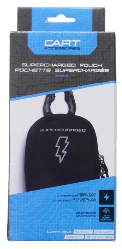 Sun Mountain Golf SuperCharged Cart Battery Pouch -Golf Sports Store SuperchargedCartPouchBox