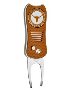 Team Golf Retractable Switchblade Switchfix Divot Tool Ball Marker - NCAA -Golf Sports Store Texas Longhorns Switchfix 44448 151
