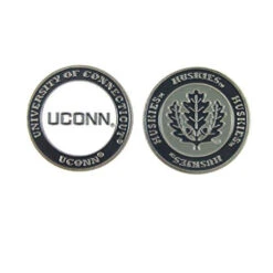 NCAA Double Sided Collegiate Golf Ball Marker Coins -Golf Sports Store Uconn1