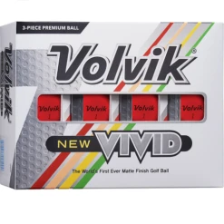 Volvik Vivid Matte Finish Golf Balls - Dozen -Golf Sports Store Vivid R