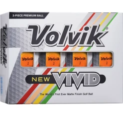 Volvik Vivid Matte Finish Golf Balls - Dozen -Golf Sports Store Vivid SO