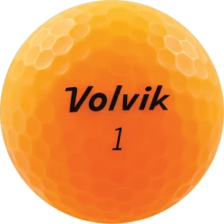 Volvik Vivid Matte Finish Golf Balls - Dozen -Golf Sports Store Vivid Sherbert Orange