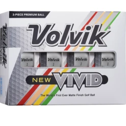 Volvik Vivid Matte Finish Golf Balls - Dozen -Golf Sports Store Vivid W