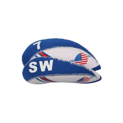 Volf Golf USA Flag Neoprene Iron Head Covers Set 5 Volf Golf USA Flag Neoprene Iron Head Covers Set - Image 5