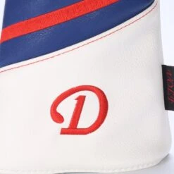 Volf Golf Red White Blue Leather Spider Headcovers -Golf Sports Store VolfGolfHeadcovers SpiderDriver1