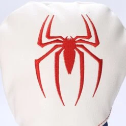 Volf Golf Red White Blue Leather Spider Headcovers -Golf Sports Store VolfGolfHeadcovers SpiderWoodsSets1