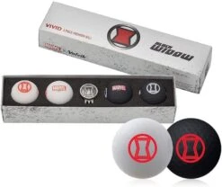 Volvik Marvel Limited Edition Marvel Golf Ball Gift Packs 24 Volvik Marvel Limited Edition Marvel Golf Ball Gift Packs -Golf Sports Store Volvik Vivid Marvel Black Widow Gift Pack
