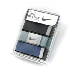 Nike 3-in-1 Web Belt Packs -Golf Sports Store WebBelt BlackBlueNavy