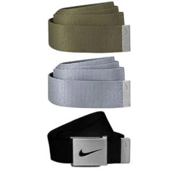 Nike 3-in-1 Web Belt Packs -Golf Sports Store WebBelt BlackOliveLightGray