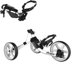 Clicgear Golf 3-Wheel Push Cart Model 4.0 24 Clicgear Golf 3-Wheel Push Cart Model 4.0 -Golf Sports Store White 0