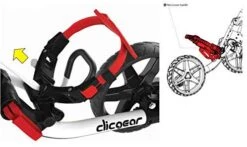 Clicgear Golf 3-Wheel Push Cart Model 4.0 33 Clicgear Golf 3-Wheel Push Cart Model 4.0 -Golf Sports Store White 8