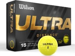 Wilson Ultra Golf Balls - 15 Pack 9 Wilson Ultra Golf Balls - 15 Pack -Golf Sports Store WilsonUltra 2023 Distance Yellow 0
