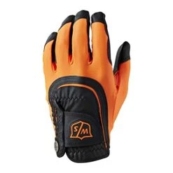 Wilson Staff Fit All Gloves Men's 11 Wilson Staff Fit All Gloves Men's -Golf Sports Store Wilson Staff Fit All Orange Black 0