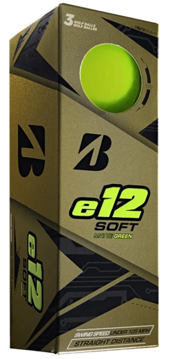 Bridgestone Golf E12 Soft Golf Balls -Golf Sports Store e12 Soft Matt Green Sleeve 9a71ebe0 47bf 4e36 9fb0 5307b4da7cf2