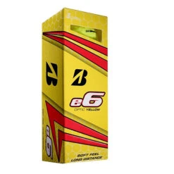 Bridgestone E6 Golf Balls -Golf Sports Store image 8 BSG e6 Yellow sleeve