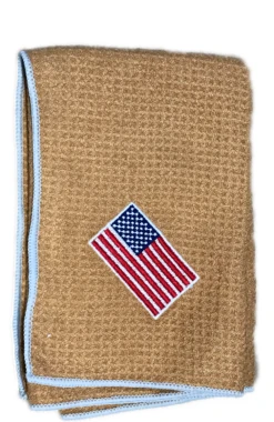 Joseph Elliott USA Embroidered Flag 18" X 18" Micro Fiber Towels -Golf Sports Store je12