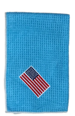Joseph Elliott USA Embroidered Flag 18" X 18" Micro Fiber Towels -Golf Sports Store je13