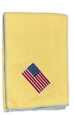 Joseph Elliott USA Embroidered Flag 18" X 18" Micro Fiber Towels -Golf Sports Store je4