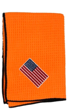 Joseph Elliott USA Embroidered Flag 18" X 18" Micro Fiber Towels -Golf Sports Store je5