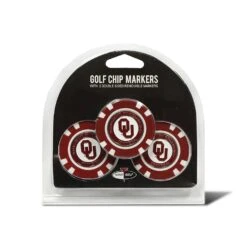 Team Golf NCAA Magnetic Poker Chip Ball Markers -Golf Sports Store oklahoma 3 pack