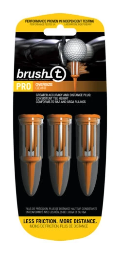 Brush-t Golf Original Brush Tees 11 Brush-t Golf Original Brush Tees -Golf Sports Store orange