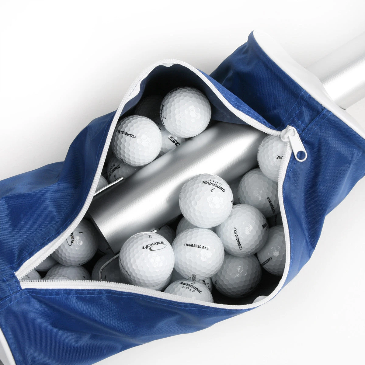 Intech Golf Ball Shag Bag With Aluminum Handle And Frame 9 Intech Golf Ball Shag Bag With Aluminum Handle And Frame - Image 9