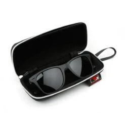 Tour Gear Polarized Sunglasses - Matte Black 10 Tour Gear Polarized Sunglasses - Matte Black -Golf Sports Store tg120552 polarized sunglasses case open 2