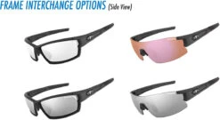 Tifosi Optics Pro Escalate SF Sunglasses Kit -Golf Sports Store tifosi pro escalate sf 237202 112