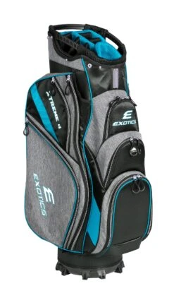 Tour Edge Exotics Xtreme 4 Cart Bags 14 Tour Edge Exotics Xtreme 4 Cart Bags -Golf Sports Store xtremeblueplaidblack